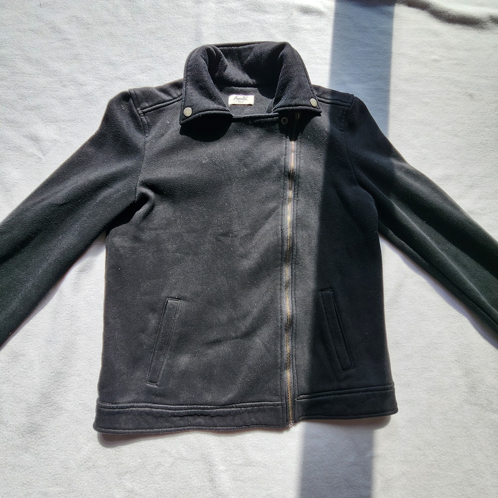 Tall Amalli Talli Black Knit Moto Jacket
